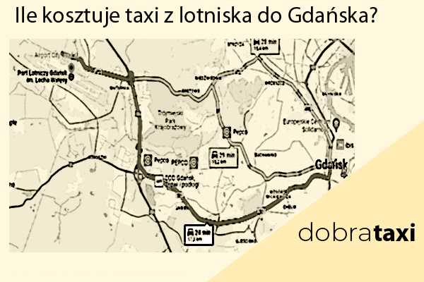 Ile kosztuje taxi z lotniska Gdańsk do centrum?